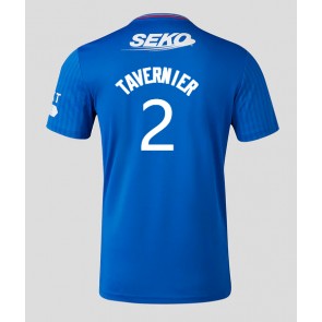 Rangers James Tavernier #2 Hjemmebanetrøje 2023-24 Kort ærmer